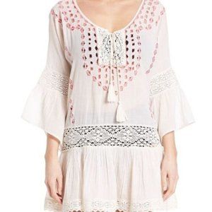 Cottage Core /Boho Dress / Cover Up / Blouse /